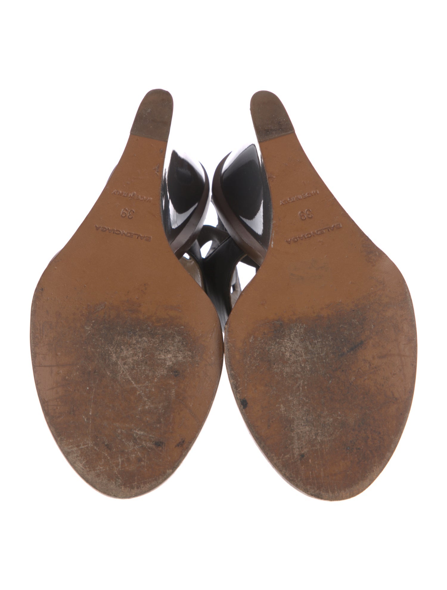 Balenciaga Leather Gladiator Sandals